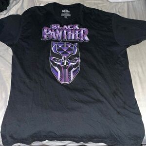 Marvel Black Panther Tee with Purple Accents